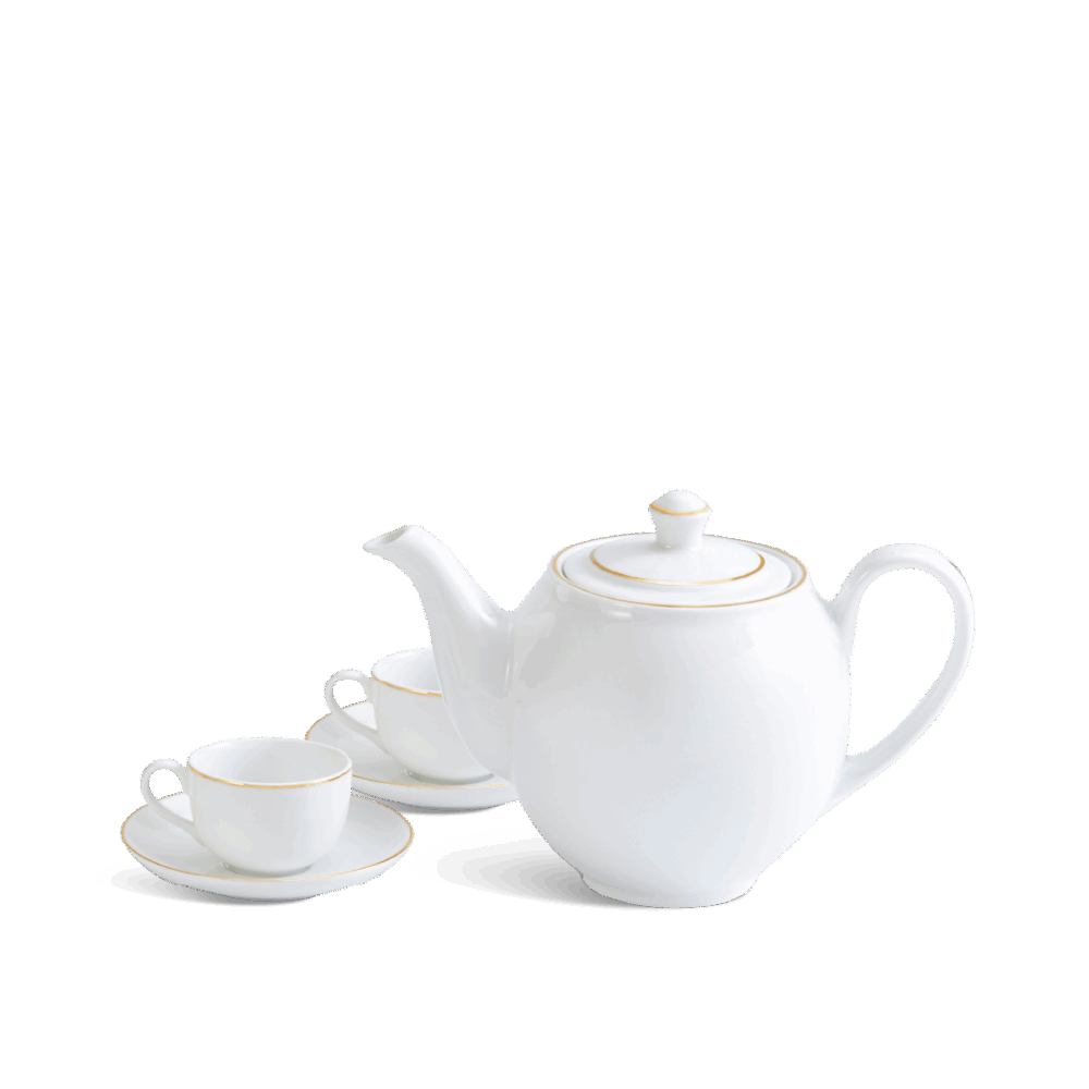 Bộ trà 0.5 L - Camellia - Chỉ Vàng A001_01503801403gomminhlong.com