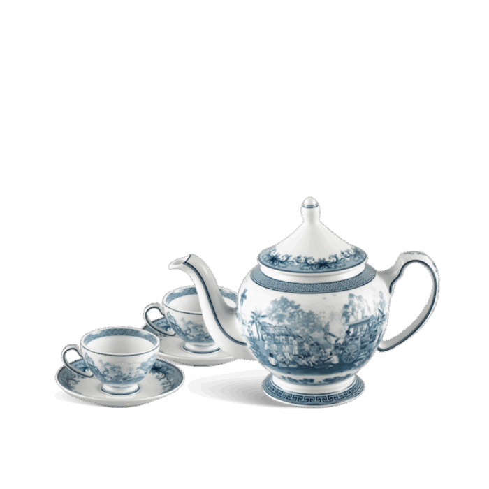  Bộ trà 0.8 L - Hoàng Cung - Hồn Quê A001_01084030003gomminhlong.com