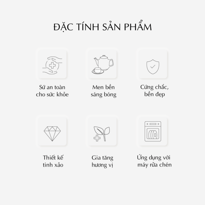  Bộ trà 0.8 L - Hoàng Cung - Hồn Quê A001_01084030003gomminhlong.com