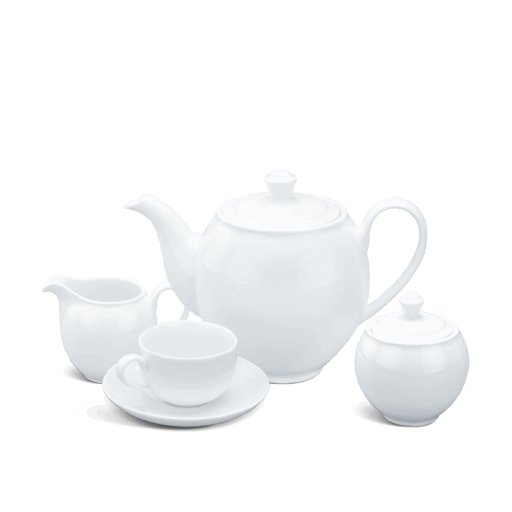 Bộ trà 1.1 L - Camellia - Trắng A001_01113800003gomminhlong.com