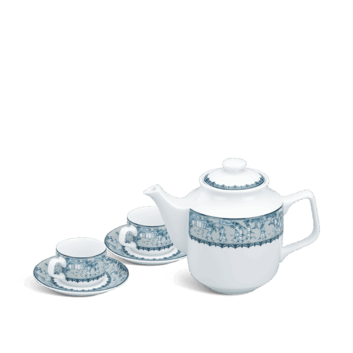 Bộ trà 1.1 L - Jasmine - Vinh Quy Nhạt A001_01111119703gomminhlong.com