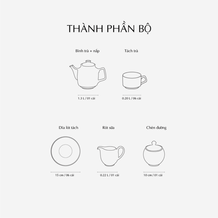  Bộ trà 1.3 L - Hoàng Cung - Hoàng Liên A001_01134046003gomminhlong.com