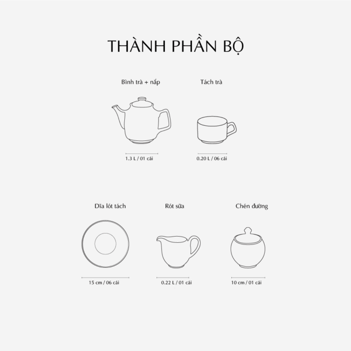  Bộ trà 1.3 L - Hoàng Cung - Lạc Hồng A001_01134020803gomminhlong.com