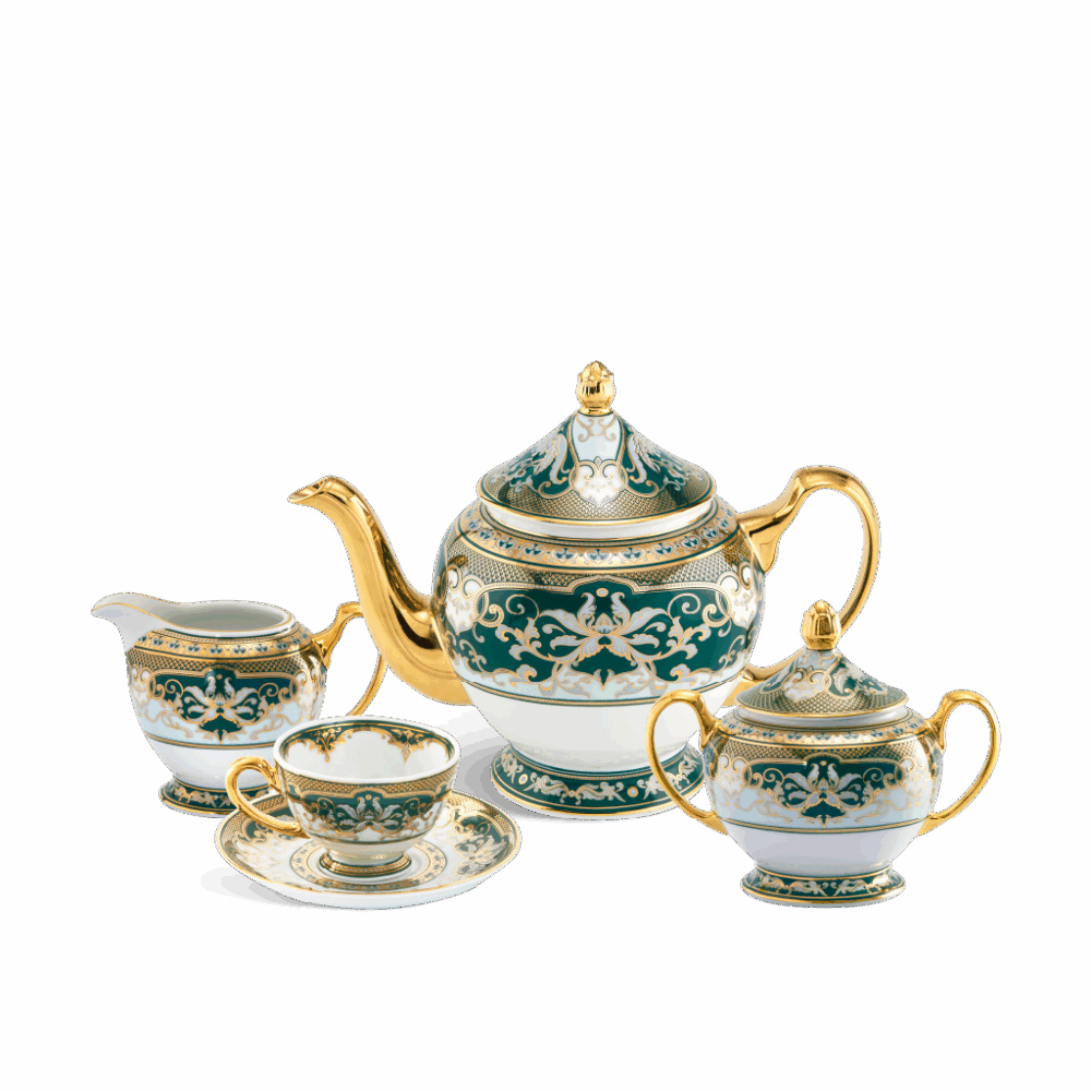 Bộ trà 1.3 L - Hoàng cung - Sen Ngọc Bích A001_01134048703Ngomminhlong.com
