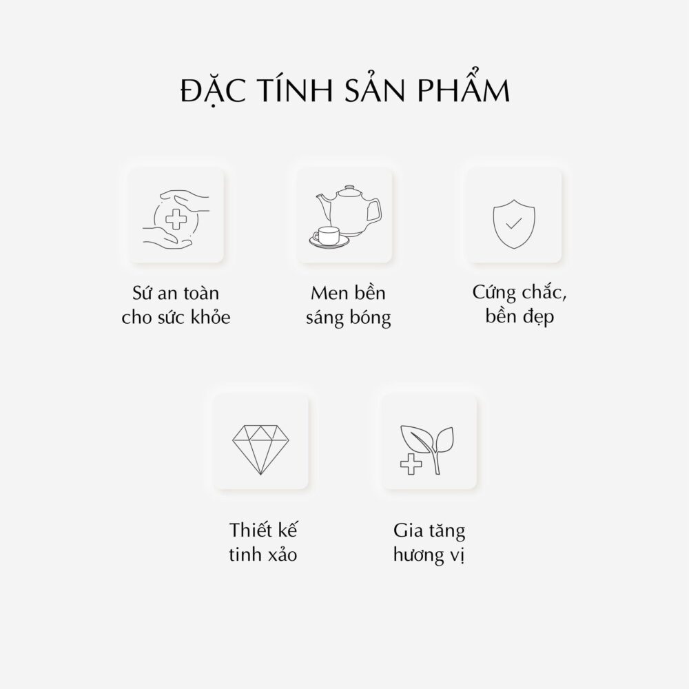 Bộ trà 1.3 L - Hoàng Cung - Sen Ngọc A001_01134045603gomminhlong.com