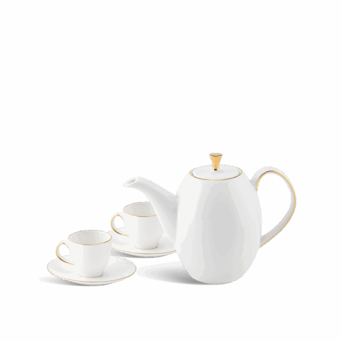 Bộ trà cao 0.47 L - Anna IFP - Chỉ Vàng A001_68470301403gomminhlong.com
