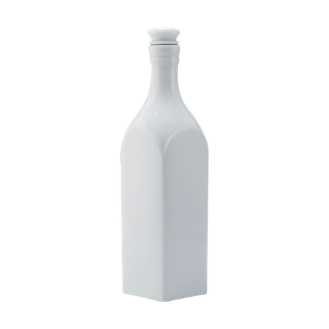 Chai sứ dưỡng sinh vuông 1.0 L + nắp (K1) - Dưỡng Sinh - Trắng A001_691031000gomminhlong.com