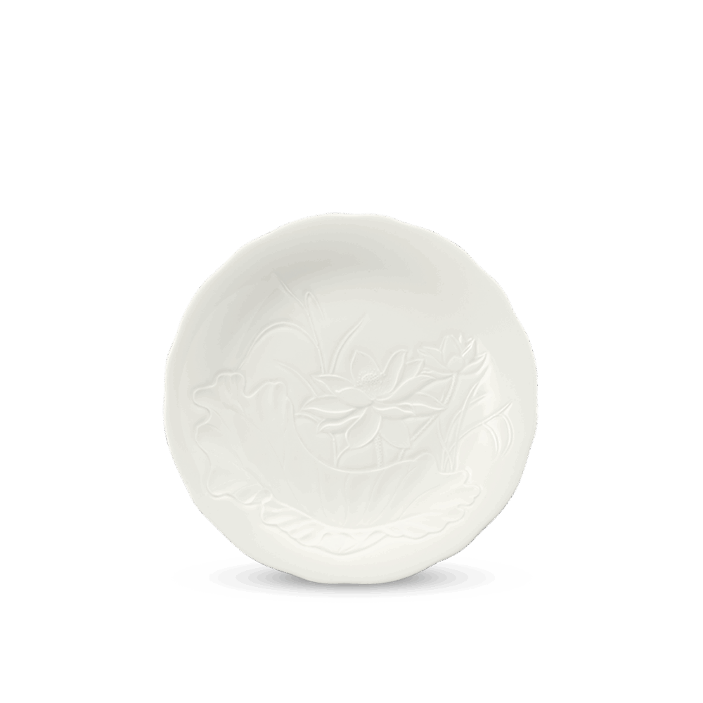 Dĩa tròn 27 cm - Sen IFP - Trắng Ngà A001_582736000gomminhlong.com