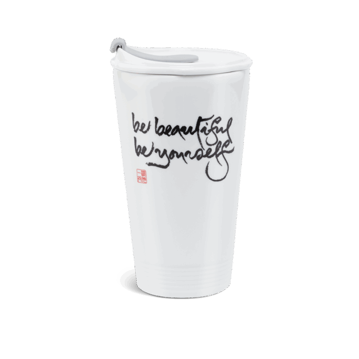 Ly sứ dưỡng sinh 0.48 L + nắp ống hút (K1) - Dưỡng Sinh - Be beautiful, Be yourself A001_214888000BHgomminhlong.com