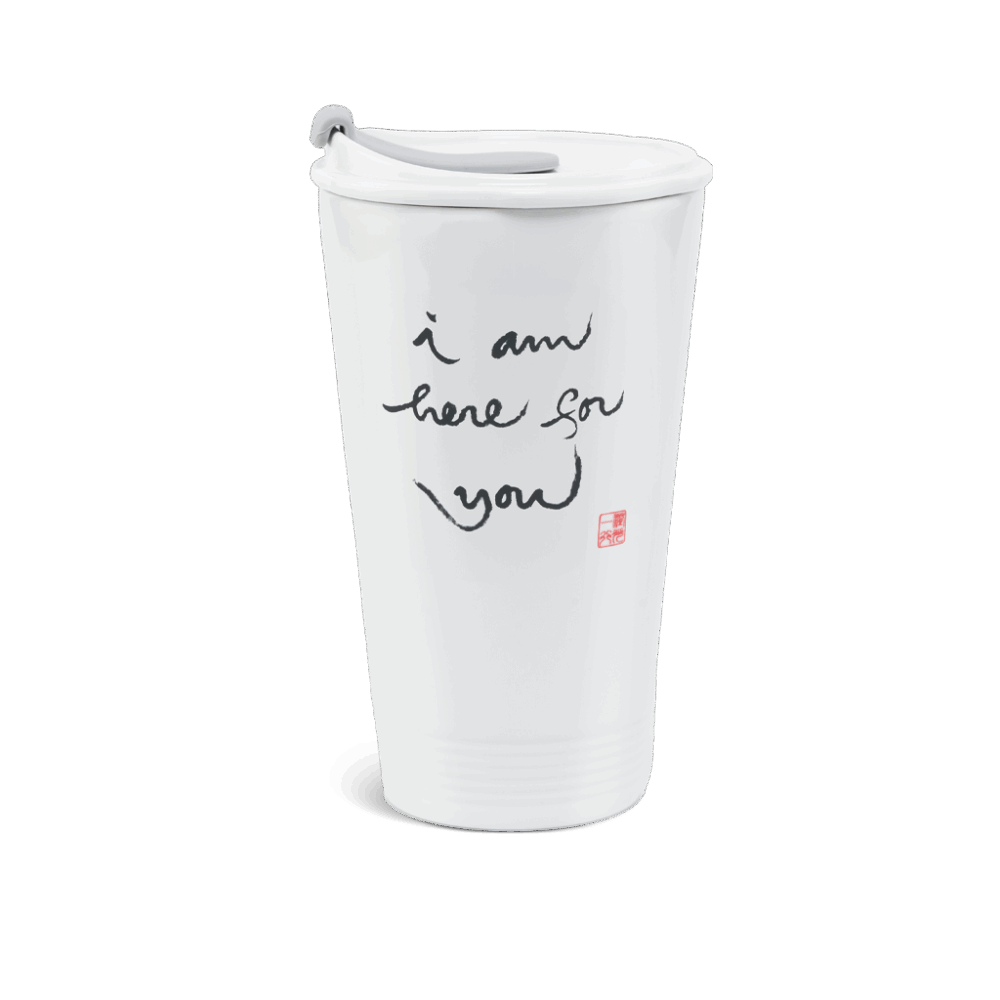 Ly sứ dưỡng sinh 0.48 L + nắp ống hút (K1) - Dưỡng Sinh - I am here for you A001_214888000IHgomminhlong.com