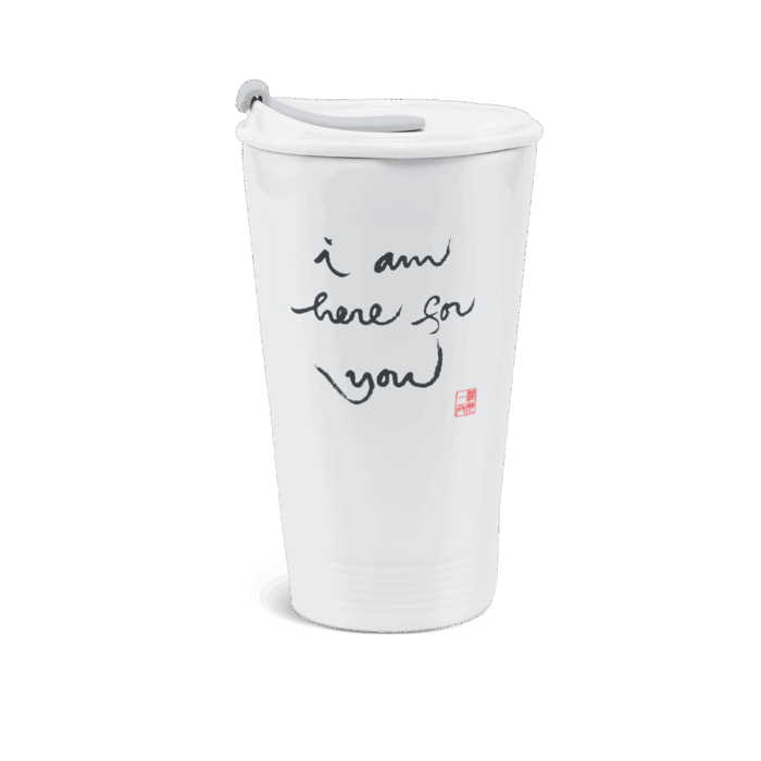 Ly sứ dưỡng sinh 0.48 L + nắp ống hút (K1) - Dưỡng Sinh - I am here for you A001_214888000IHgomminhlong.com