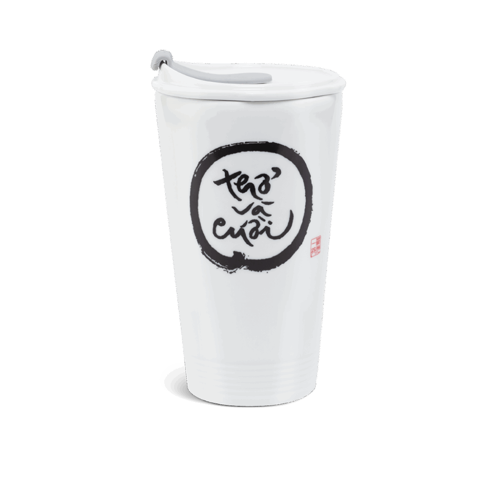 Ly sứ dưỡng sinh 0.48 L + nắp ống hút (K1) - Dưỡng Sinh - Thở và cười A001_214888000THgomminhlong.com