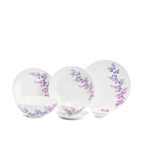  Bộ đồ ăn 22 sản phẩm - Daisy - Cỏ Tím A001_22267gomminhlong.com