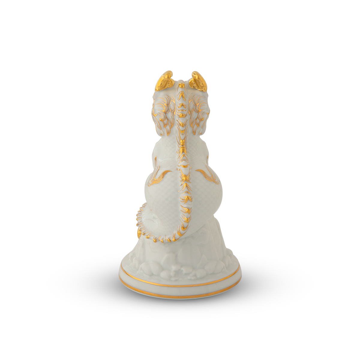 Tượng rồng Hảo Đức 13.5 cm - Màu Trắng A001_311350TBVgomminhlong.com