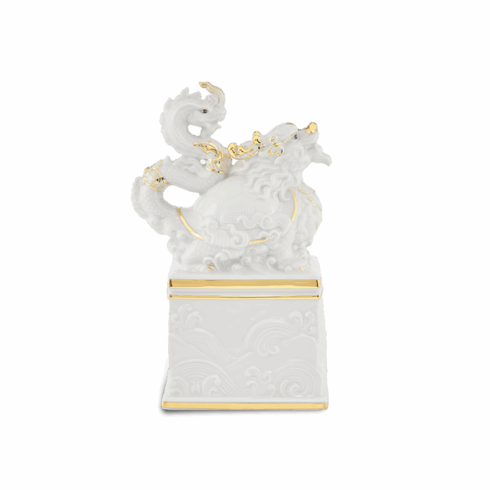 Tượng Rắn Bảo Hợp Thái Hòa 17 cm - Trắng A001_441725TBVgomminhlong.com