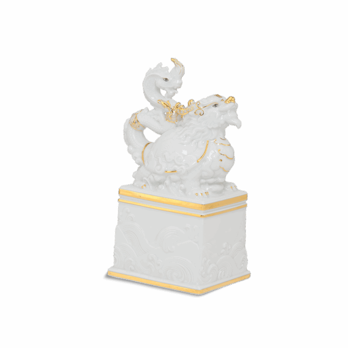 Tượng Rắn Bảo Hợp Thái Hòa 17 cm - Trắng A001_441725TBVgomminhlong.com