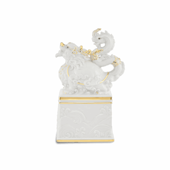  Tượng Rắn Bảo Hợp Thái Hòa 17 cm - Trắng A001_441725TBVgomminhlong.com