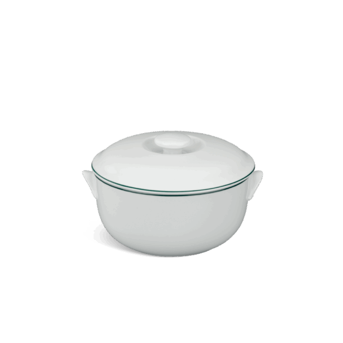  Thố + nắp - Jasmine - Chỉ Xanh Lá A001_061505009gomminhlong.com