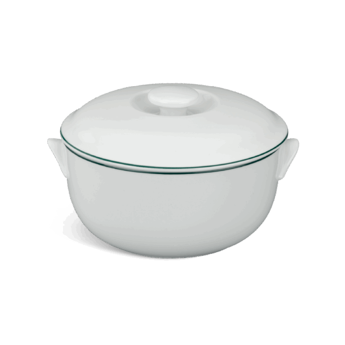  Thố + nắp - Jasmine - Chỉ Xanh Lá A001_061505009gomminhlong.com