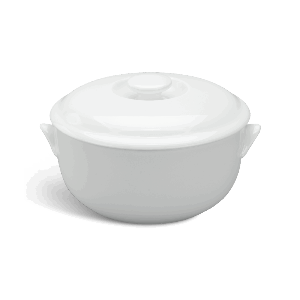 Thố + nắp - Jasmine - Trắng A001_061505000gomminhlong.com