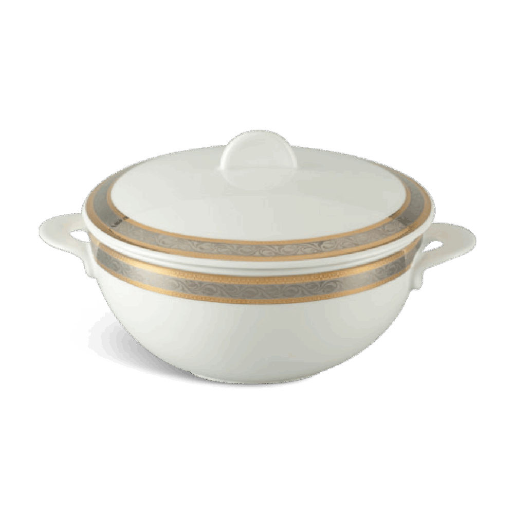 Thố cao 19 cm + nắp - Sago - Hoa Hồng A001_061901017gomminhlong.com