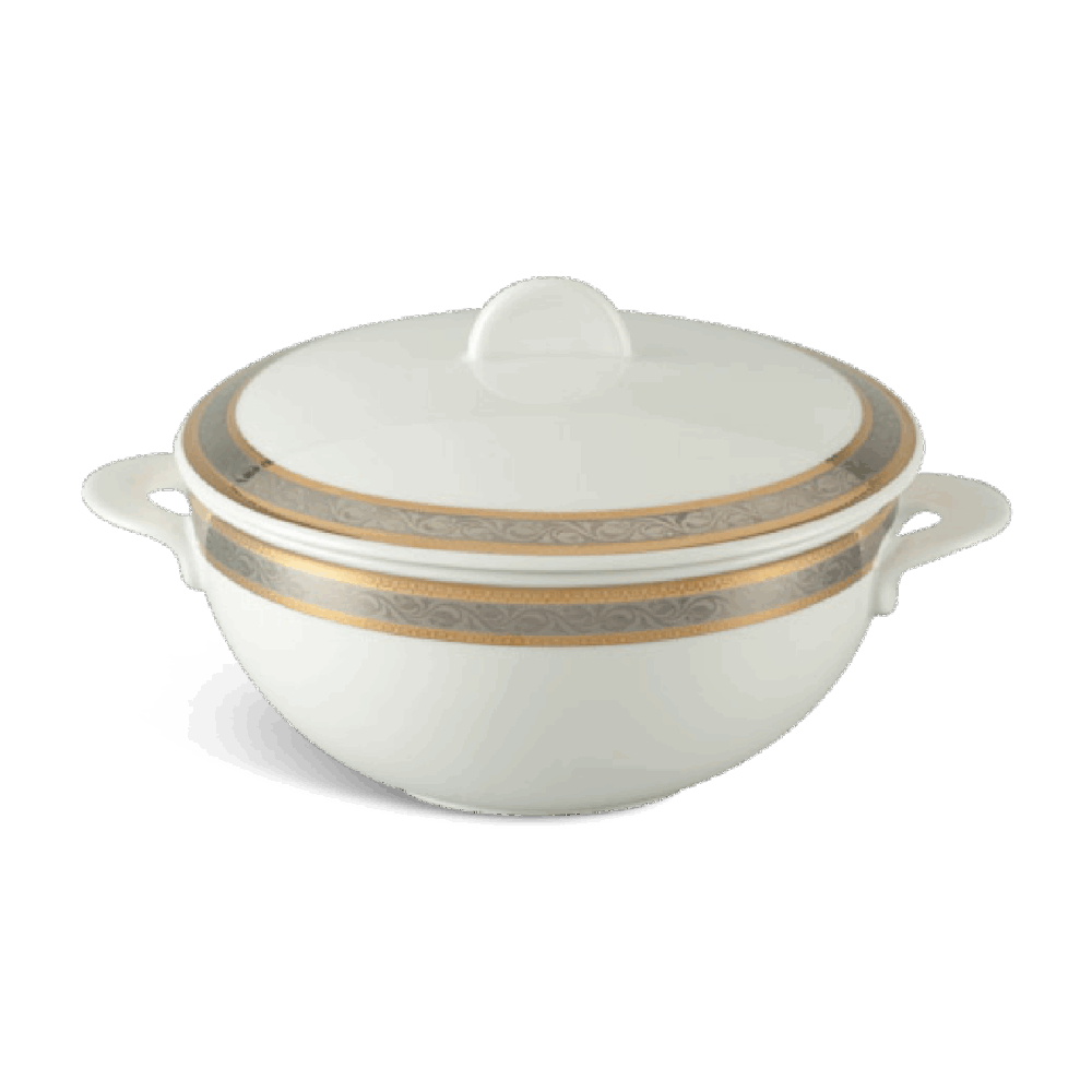 Thố cao 19 cm + nắp - Sago - Hoa Hồng A001_061901017gomminhlong.com
