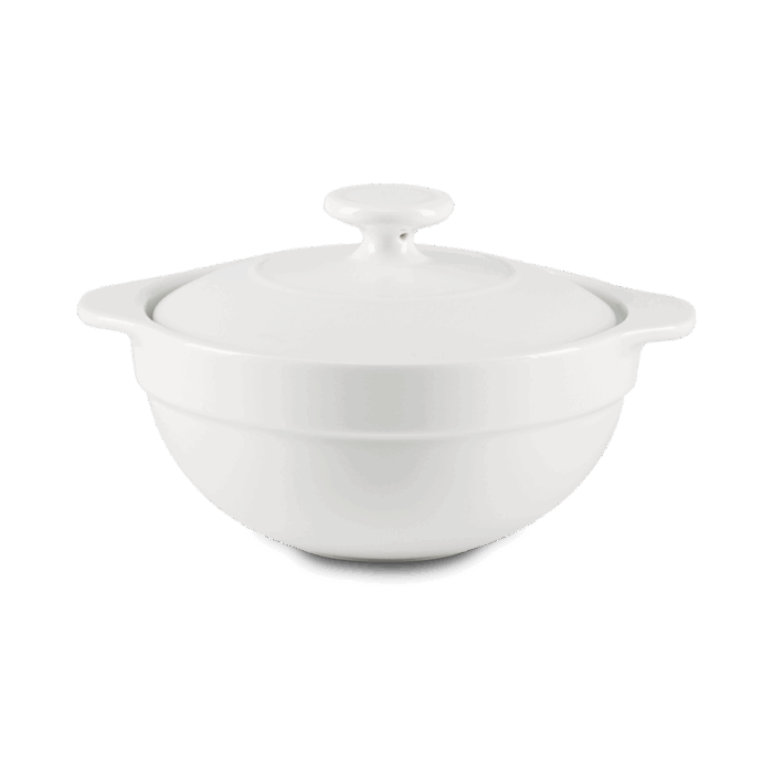 Thố cá nhân cạn Luna 0.3L + nắp - Misc Assortment - Trắng A001_213020000gomminhlong.com