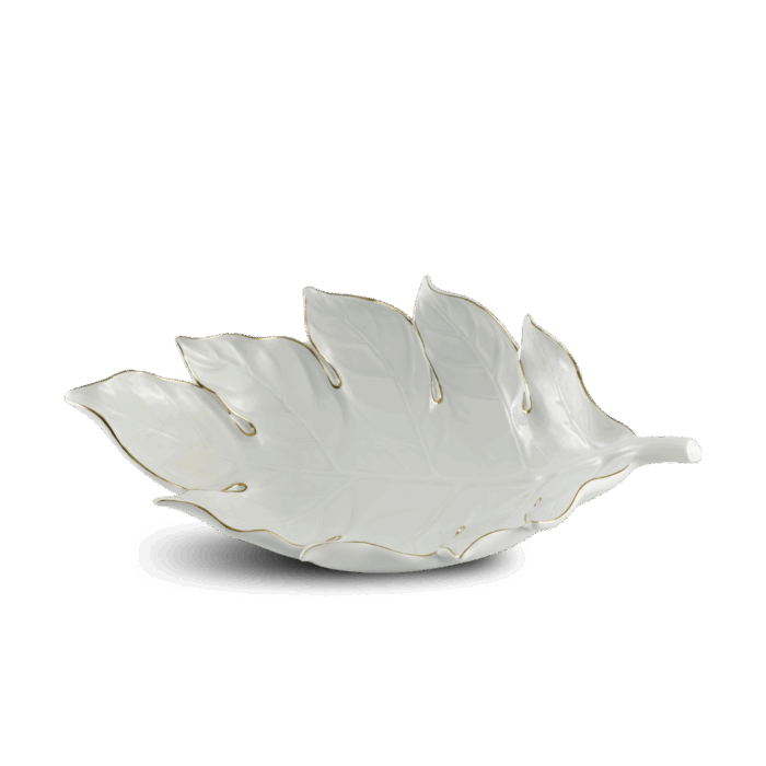  Dĩa trái cây Lá Sake 42.5 cm (Chỉ Vàng) A001_00460742Vgomminhlong.com