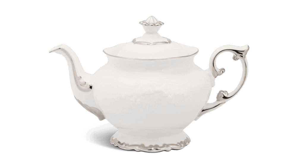 Bình trà 1.3 L - Đài Các - Chỉ Bạch Kim A001_011346043gomminhlong.com