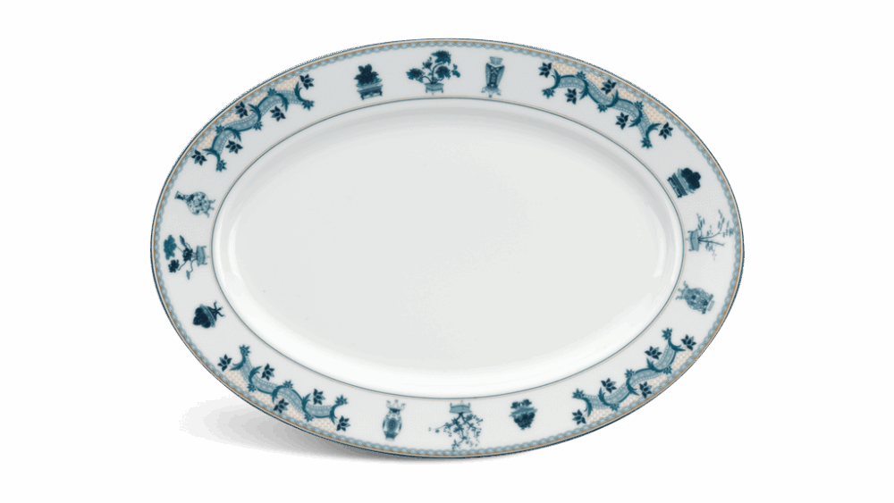 Dĩa oval - Jasmine - Tứ Quý A001_052803133gomminhlong.com