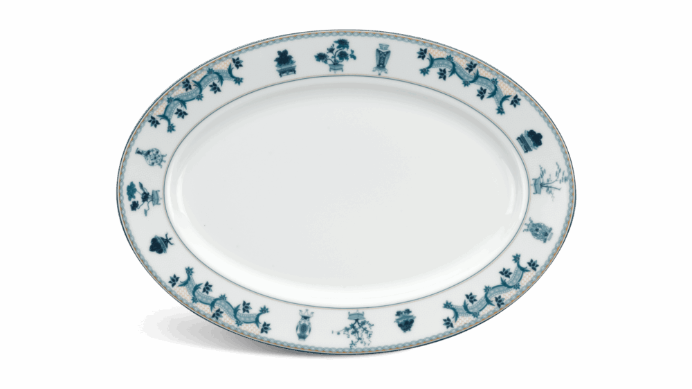 Dĩa oval - Jasmine - Tứ Quý A001_052803133gomminhlong.com