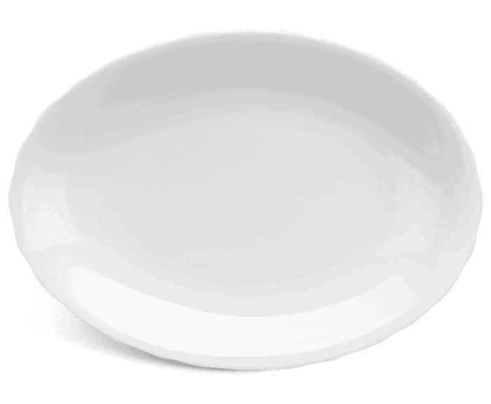  Dĩa oval 28 cm - Mẫu Đơn IFP - Trắng Ngà A001_052827000gomminhlong.com