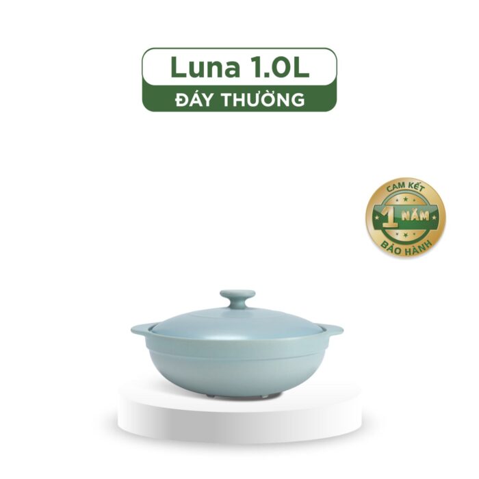 Nồi dưỡng sinh Luna 1.0 L + nắp (CK) - HealthyCook - Màu Xám 2 A001_211039506