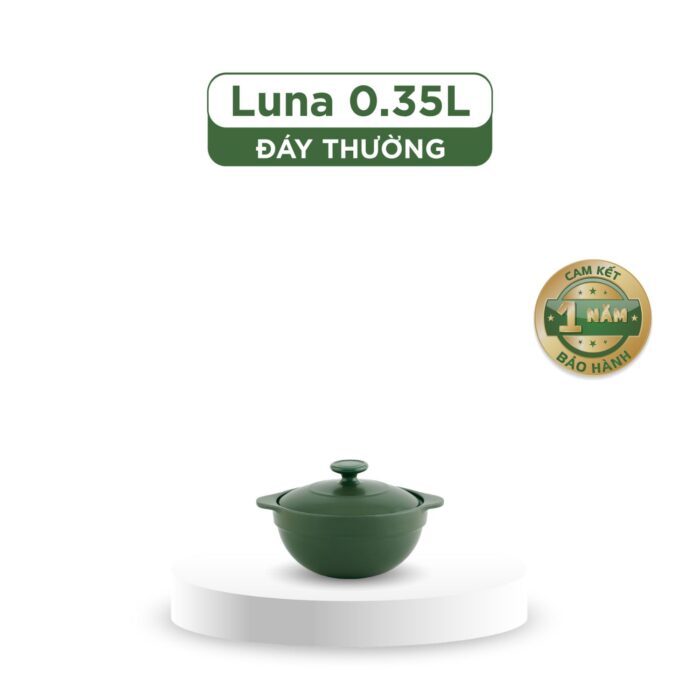 Nồi dưỡng sinh Luna 0.35L + nắp - Healthycook - Xanh Rêu A001_213583464