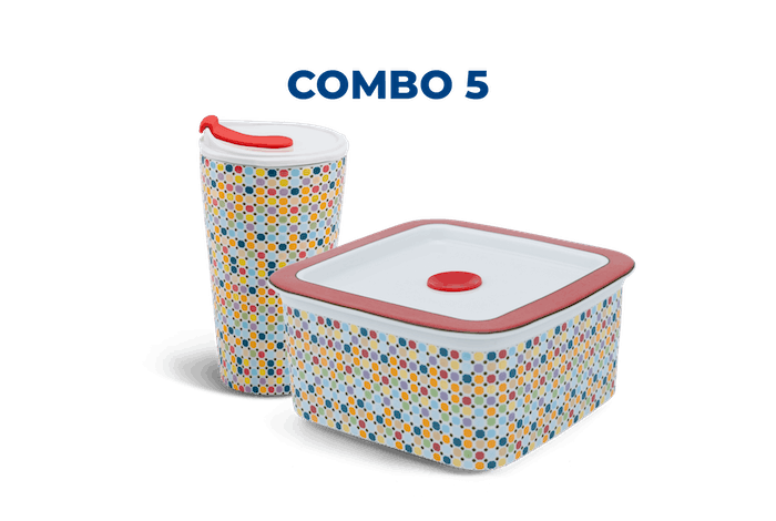 Combo 5: Ly sứ - Hộp dưỡng sinh (hoa văn Mosaic) A001_CBTT215gomminhlong.com
