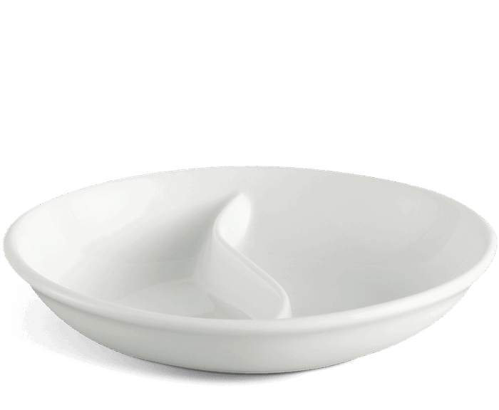  Chén chấm 2 ngăn - Jasmine Lys - Trắng Ngà A001_231004000gomminhlong.com