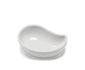 Chén chấm hình Quả Xoài 8 cm - Jasmine - Trắng A001_640811000gomminhlong.com