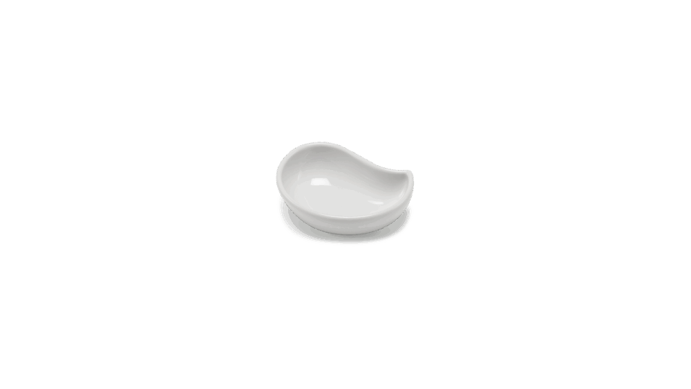 Chén chấm hình Quả Xoài 8 cm - Jasmine - Trắng A001_640811000gomminhlong.com