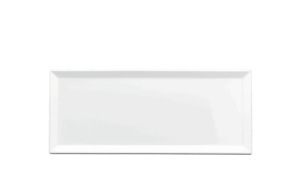Khay chữ nhật 50 x 21 cm - Daisy - Trắng A001_465001000gomminhlong.com