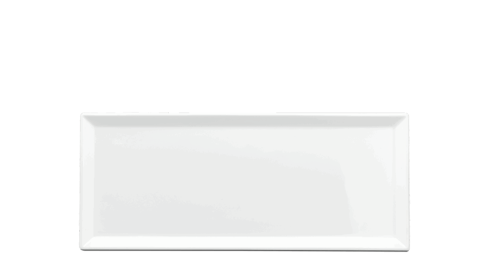 Khay chữ nhật 50 x 21 cm - Daisy - Trắng A001_465001000gomminhlong.com