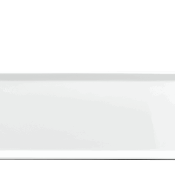 Khay chữ nhật 50 x 21 cm - Daisy - Trắng A001_465001000gomminhlong.com
