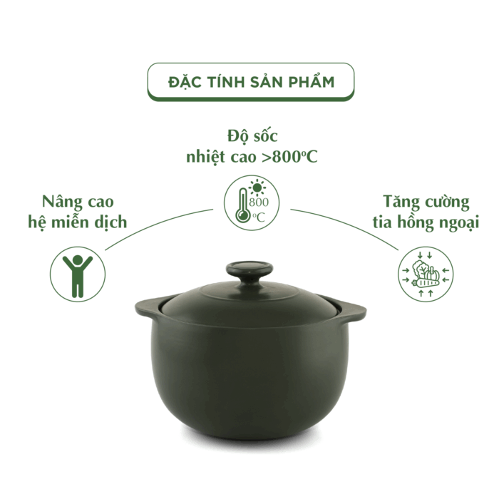  Nồi Sứ Dưỡng Sinh Minh Long Healthy Cook Vesta 0.85 L A001_668523464gomminhlong.com