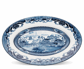  Dĩa oval 37 cm - Hoàng Cung - Hồn Việt A001_053712038gomminhlong.com