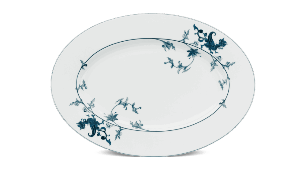 Dĩa oval 37 cm - Hoàng Cung - Lạc Hồng A001_053212208gomminhlong.com