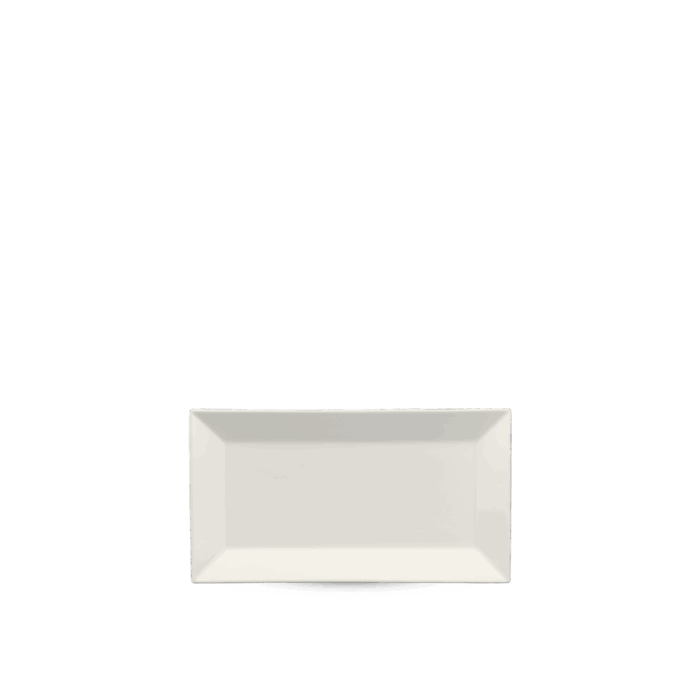  Dĩa chữ nhật lá 22 x 13 cm - Misc Assortment Lys - Trắng Ngà A001_462204000gomminhlong.com