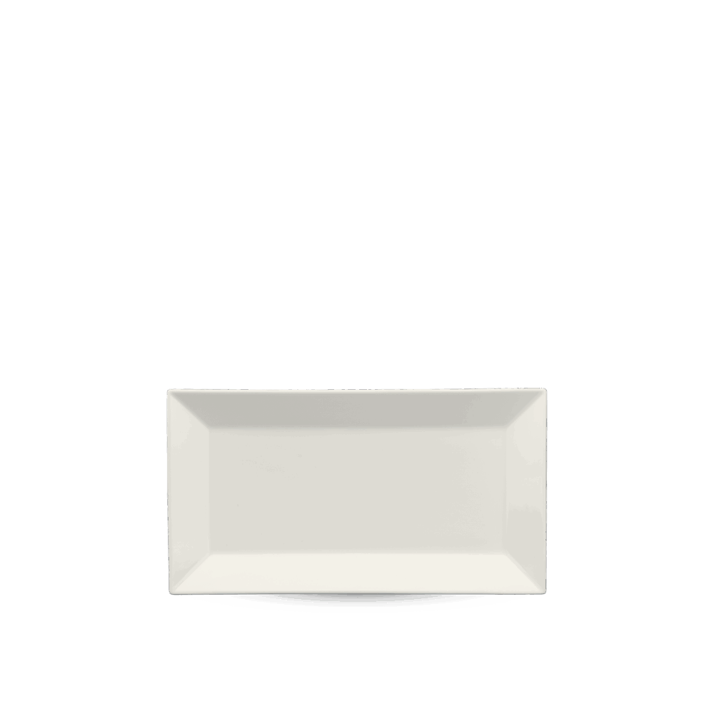 Dĩa chữ nhật lá 25 x 17 cm - Misc Assortment Lys - Trắng Ngà A001_462504000gomminhlong.com
