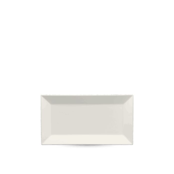 Dĩa chữ nhật lá 25 x 17 cm - Misc Assortment Lys - Trắng Ngà A001_462504000gomminhlong.com