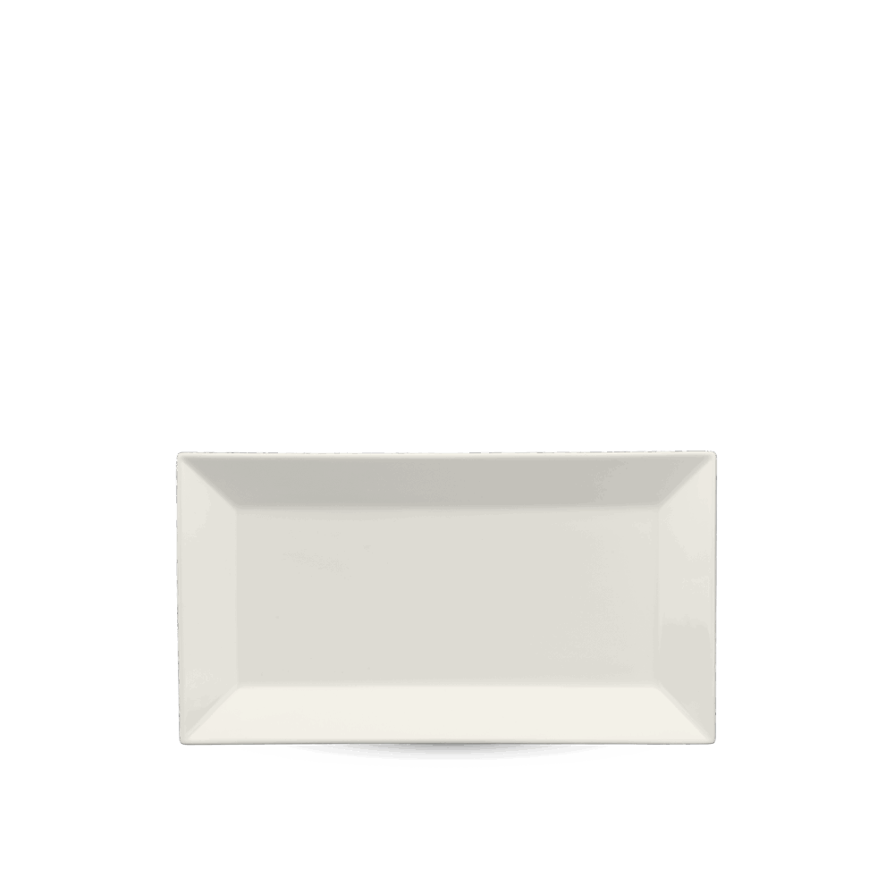 Dĩa chữ nhật lá 30 x 17 cm - Misc Assortment Lys - Trắng Ngà A001_463004000gomminhlong.com