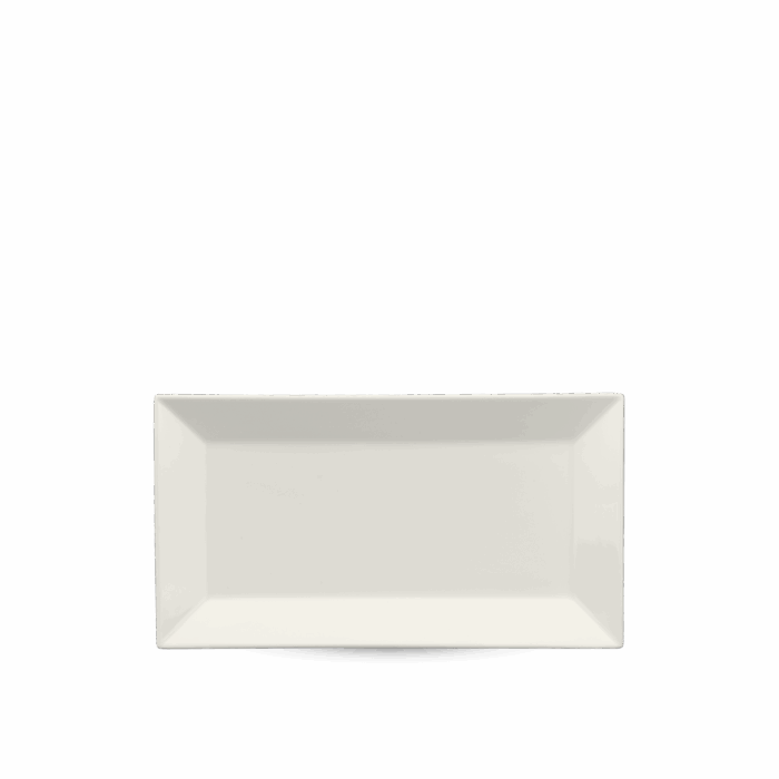 Dĩa chữ nhật lá 33 x 18 cm - Misc Assortment Lys - Trắng Ngà A001_463304000gomminhlong.com