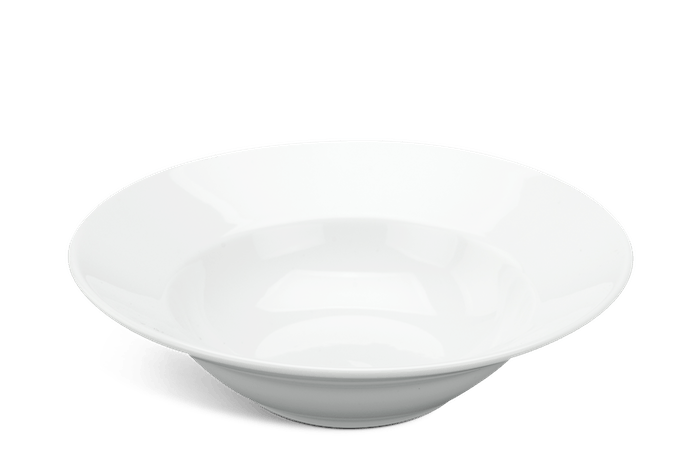 Dĩa vành sâu 23 cm - Jasmine - Trắng A001_582308000gomminhlong.com